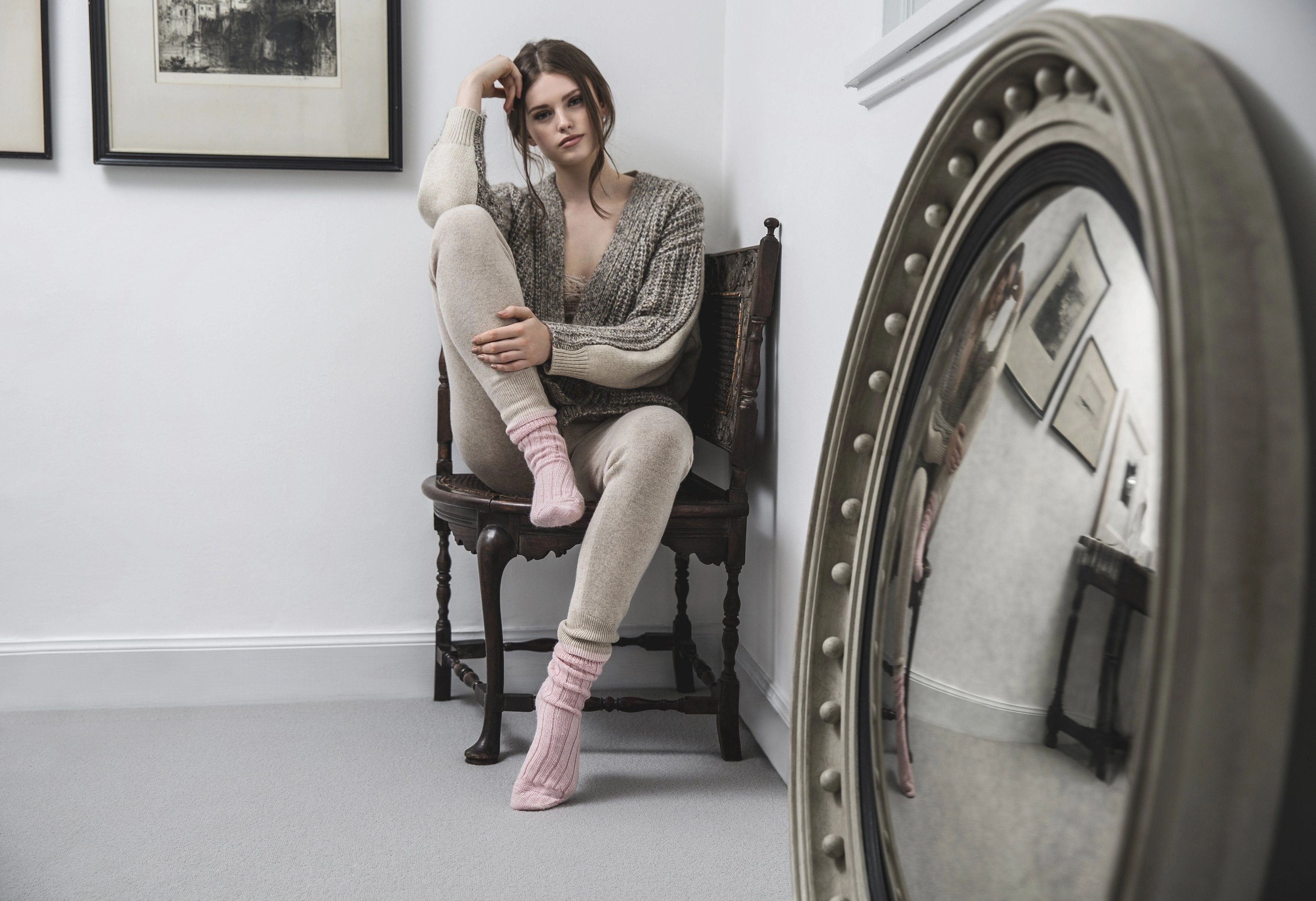 Cozy Alpaca Dreams: British Bed Socks - Number Two! Snuggle Up Tonight!